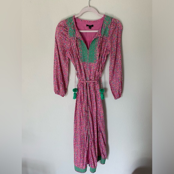 J. Crew Dresses & Skirts - J Crew Belted Embroidered Tunic Dress